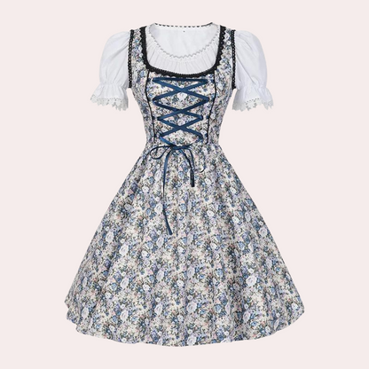 Marcela - Zomerse Oktoberfest stijlvolle feestjurk