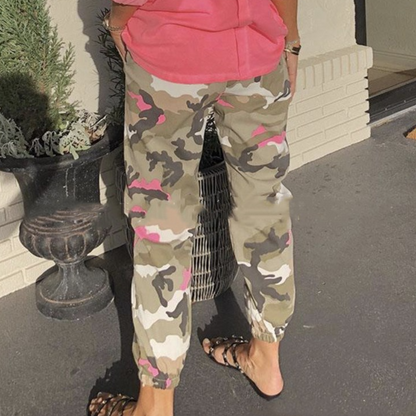 Myrsini - Stijlvolle en comfortabele camouflagebroeken voor dames - Perfect voor de lente en zomer