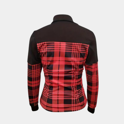 Talitha - Zomerse Klassieke Geruite Damesblouse