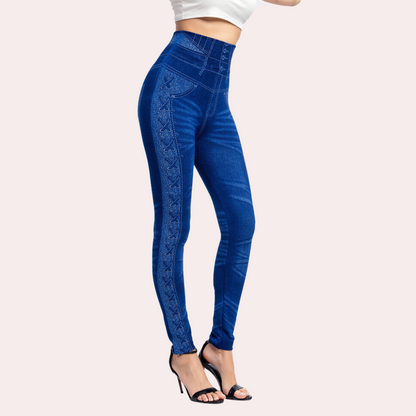 Simara - Modieuze Hoge Taille Damesbroek voor de Zomer