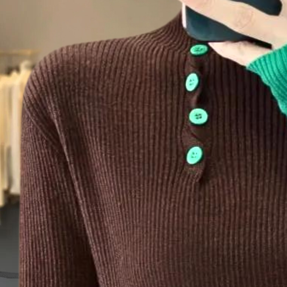 Rhea - Trendy damestrui met hoge kraag voor de zomer