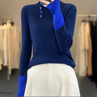 Rhea - Trendy damestrui met hoge kraag voor de zomer