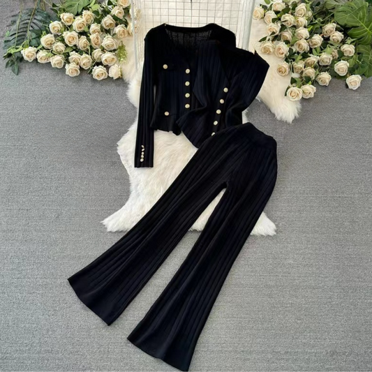 Elene - Elegante Dames Knit Set voor de Zomer