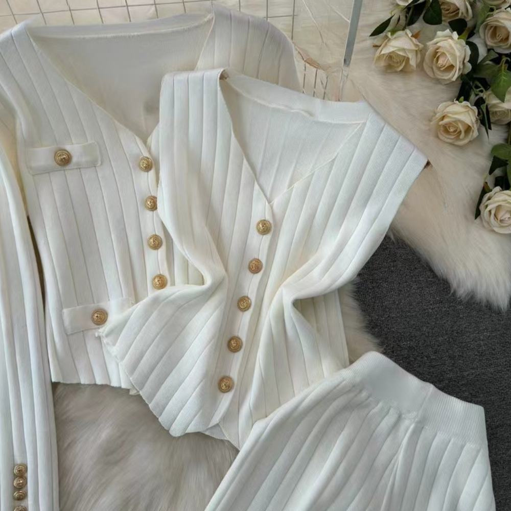 Elene - Elegante Dames Knit Set voor de Zomer