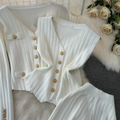 Elene - Elegante Dames Knit Set voor de Zomer