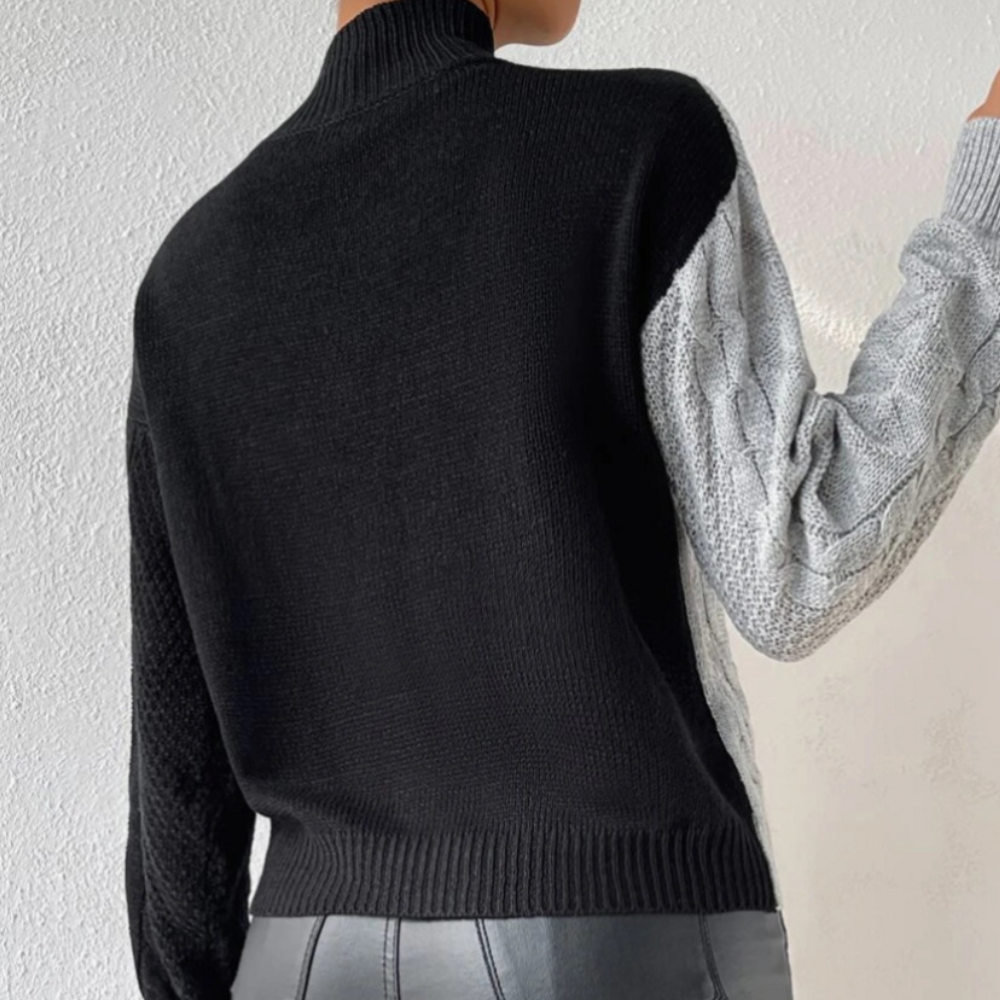 Dorottya - Trendy asymmetrische damestrui voor de zomer