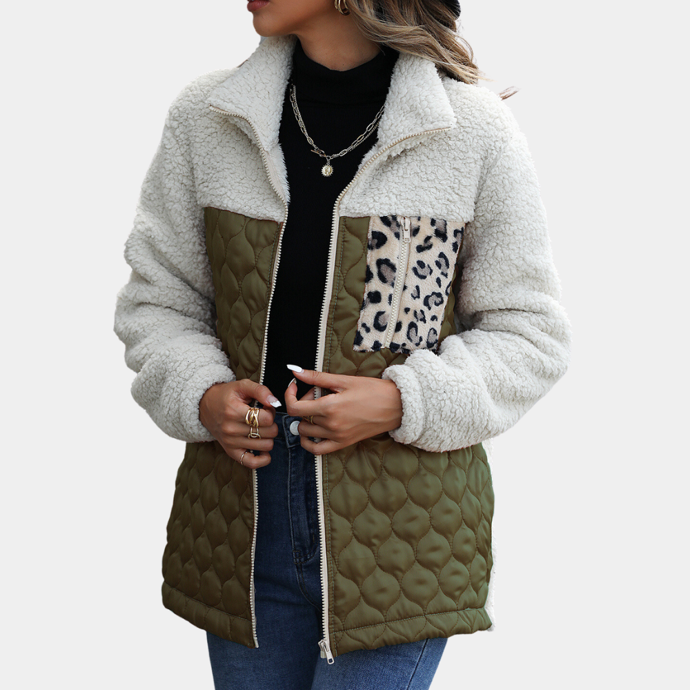 Estefania - Modieuze Lente/Zomer Plush Jas voor de Elegante Dame