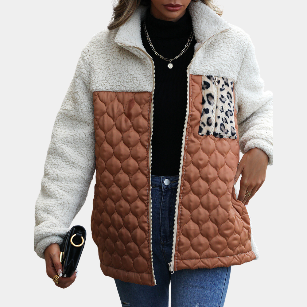 Estefania - Modieuze Lente/Zomer Plush Jas voor de Elegante Dame
