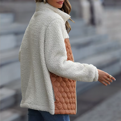 Estefania - Modieuze Lente/Zomer Plush Jas voor de Elegante Dame