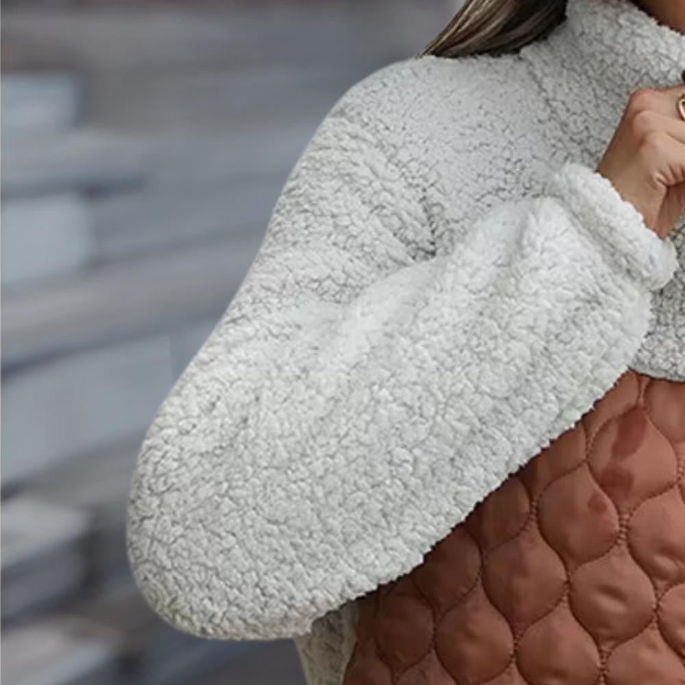 Estefania - Modieuze Lente/Zomer Plush Jas voor de Elegante Dame