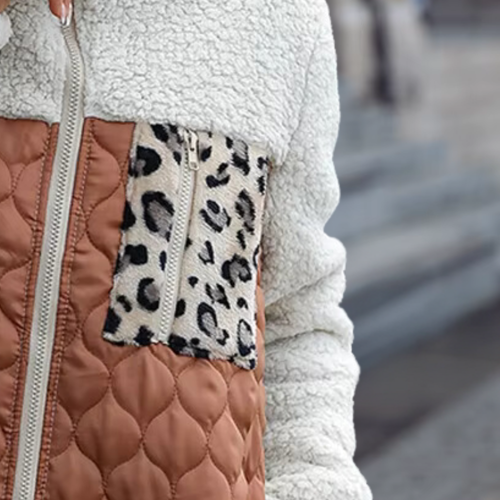 Estefania - Modieuze Lente/Zomer Plush Jas voor de Elegante Dame