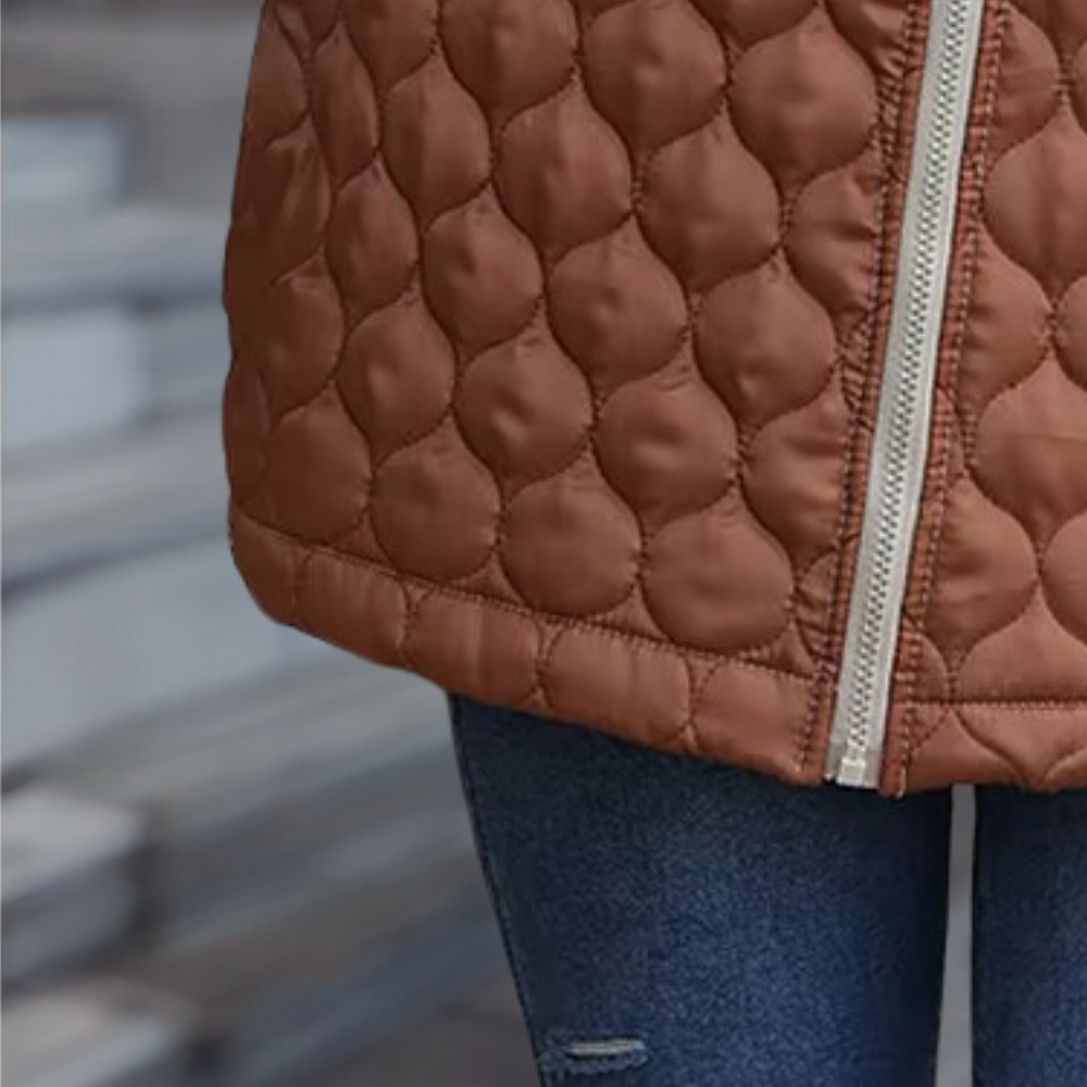 Estefania - Modieuze Lente/Zomer Plush Jas voor de Elegante Dame