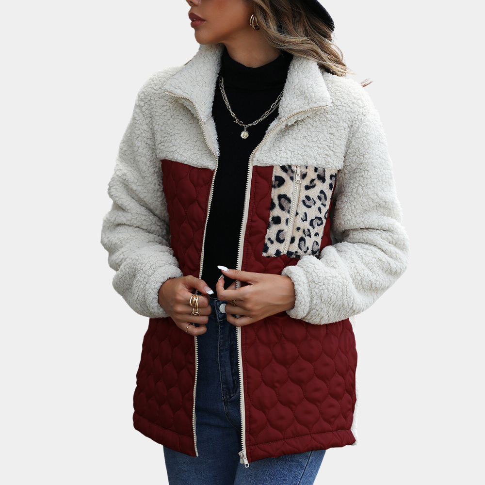 Estefania - Modieuze Lente/Zomer Plush Jas voor de Elegante Dame
