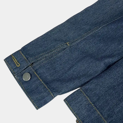 Lujzika - Modieuze Zomersweater met Denim Mouwen voor dames