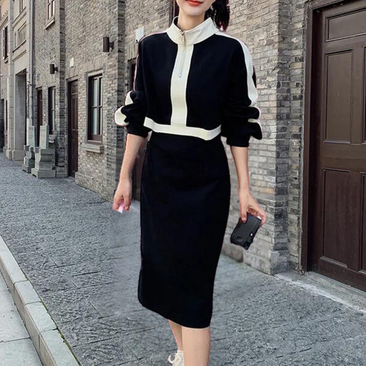 Nusa - Trendy Slim Fit Midi-jurk voor dames - Zomerse Stijl