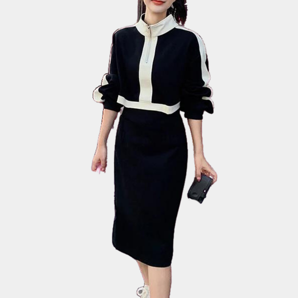 Nusa - Trendy Slim Fit Midi-jurk voor dames - Zomerse Stijl
