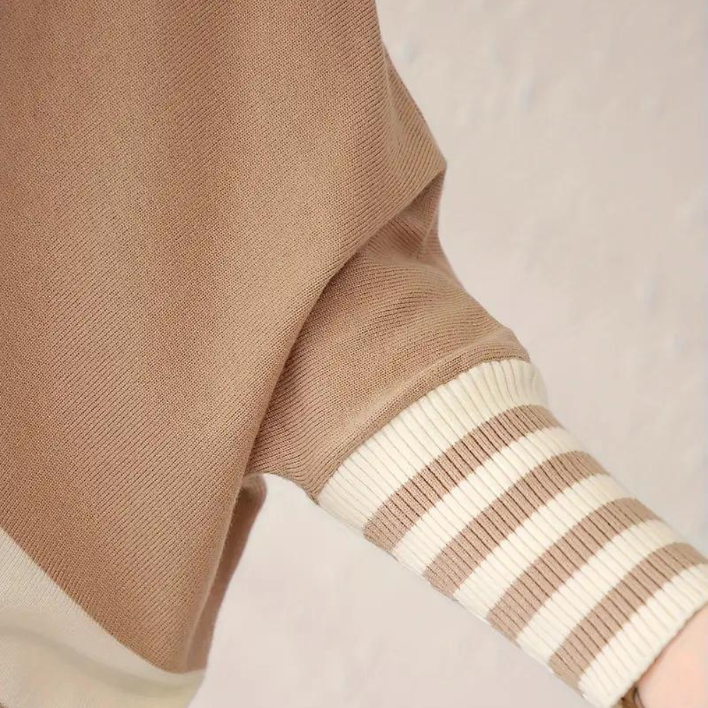 Oleda - Luxe gebreide zomerse trui voor elegante dagen