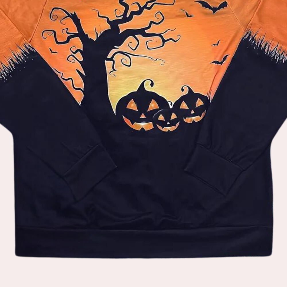 Elza - Zomerse Halloween sweatshirt voor dames