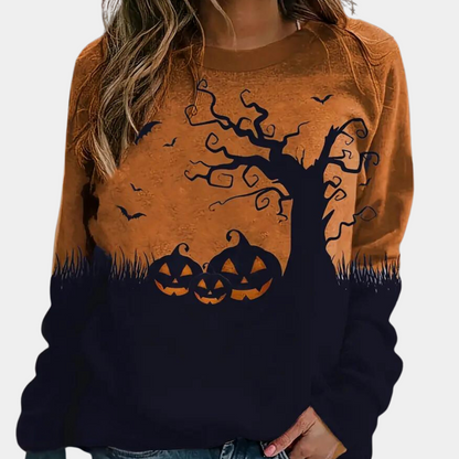 Elza - Zomerse Halloween sweatshirt voor dames