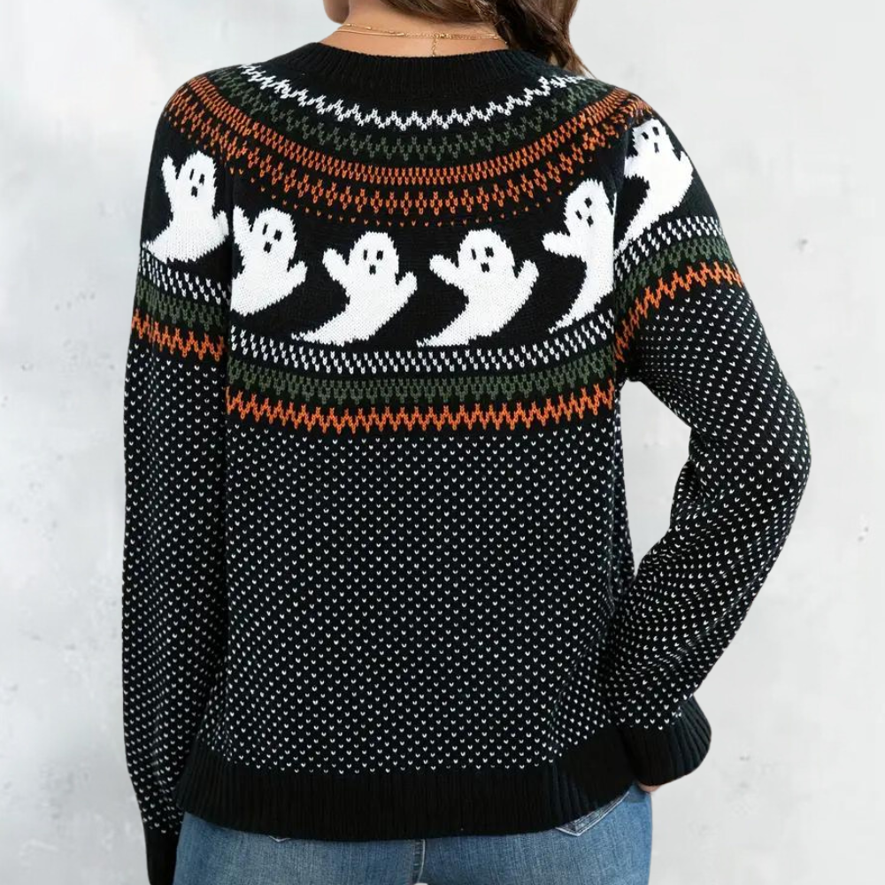 Marika - Zomerse Spookachtige Gebreide Cardigan