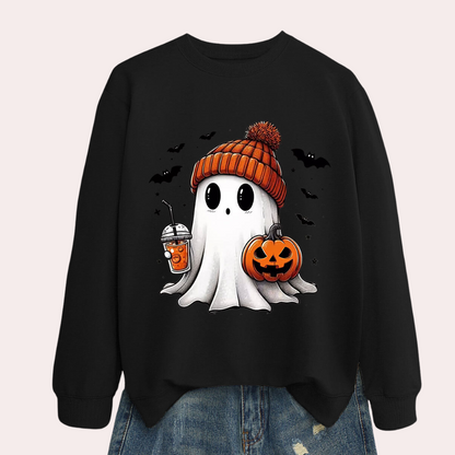 Cintia - Luchtig Griezelig Halloween Sweatshirt voor Vrouwen - Zomereditie