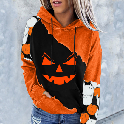 Elizabet - Griezelig Trendy Dames Sweatshirt voor Zomer en Halloween