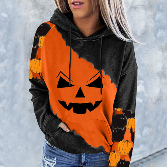 Elizabet - Griezelig Trendy Dames Sweatshirt voor Zomer en Halloween