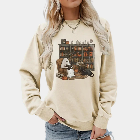 Mirela - Zomerse Spook Sweater voor de vrouw