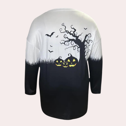 Nikolett - Lichte Zomer Halloween Sweatshirt voor dames