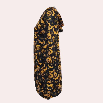 Csilla - Comfortabel Zomer Mini Jurkje met Capuchon