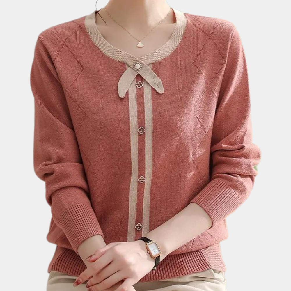 Malina - Tijdloze dames trui met eenvoudige elegantie voor de zomer