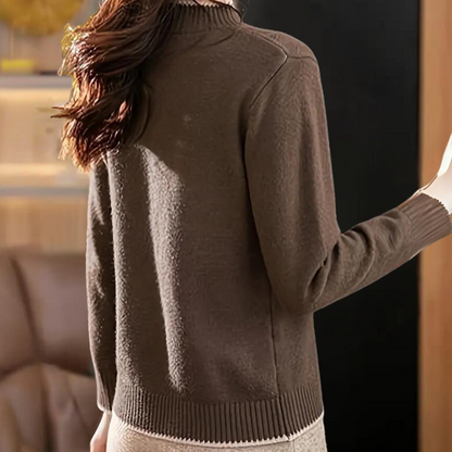 Malyna - Casual dames halve coltrui met comfort voor de zomer