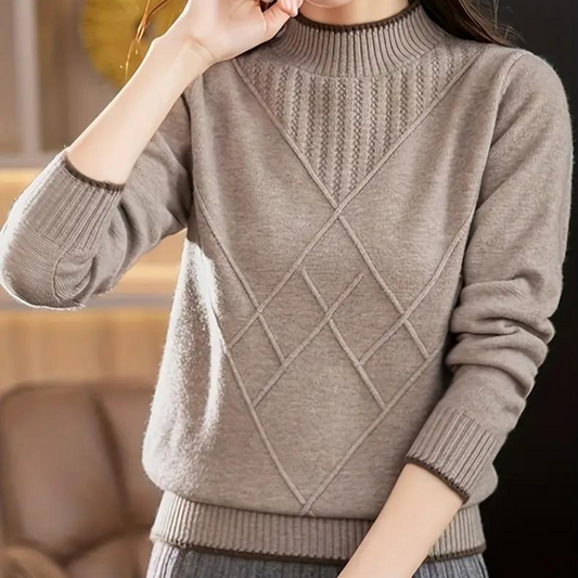 Malyna - Casual dames halve coltrui met comfort voor de zomer