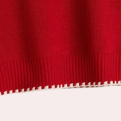 Peninah - Stijlvolle zomerse trui met ronde hals voor dames