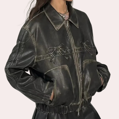 Ursuline - Klassiek damesjasje met luxe strikdetail voor de zomer