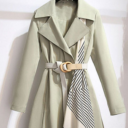 Aurembiaix - Luxe dames trenchcoat met elegante riem voor de zomer