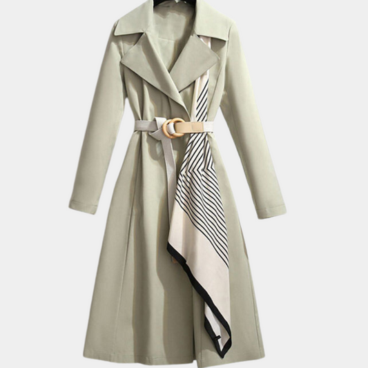 Aurembiaix - Luxe dames trenchcoat met elegante riem voor de zomer