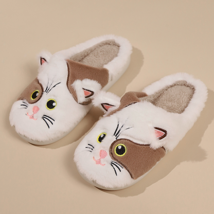 MEGLENA - Duurzame Pluizige Zomerpantoffels voor Dames