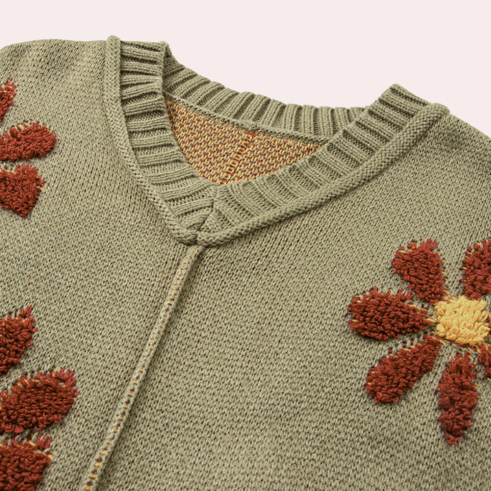 Honoria - Dames Elegante Bloemen Zomertrui