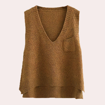 ALANNAH - Trendy Gebreid Zomer Vest voor Dames