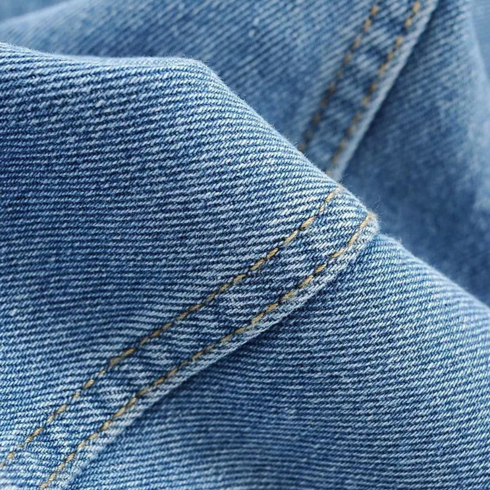 MAILANI - Stijlvolle Denim Cargo Broek voor Dames - Zomerse Editie