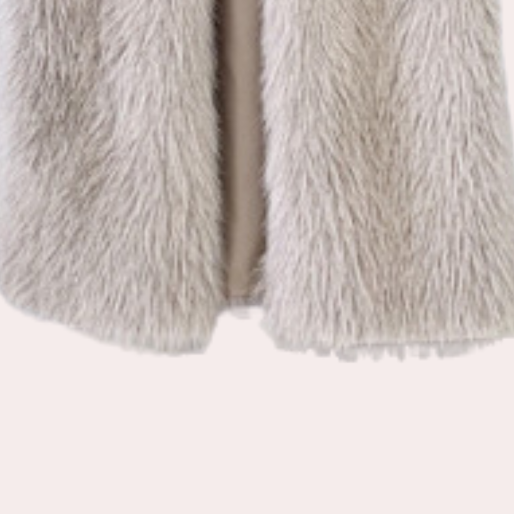TARA - Stijlvolle Winterjas van Pluche voor Dames