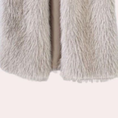 TARA - Stijlvolle Winterjas van Pluche voor Dames