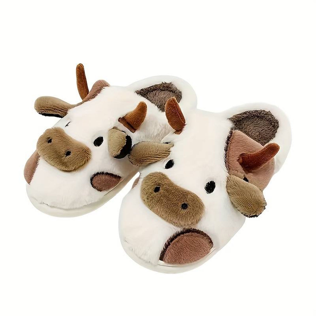 NICOLE - Zomerse koeien pantoffels