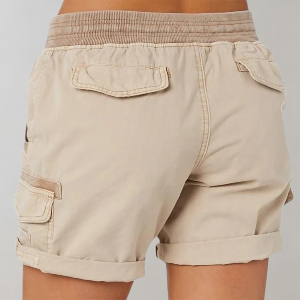 Dorthea - Zomerse damesshort met hoge taille