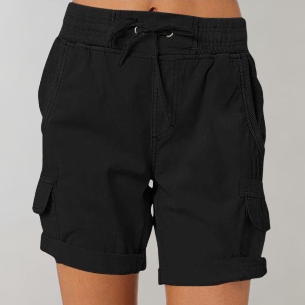 Dorthea - Zomerse damesshort met hoge taille