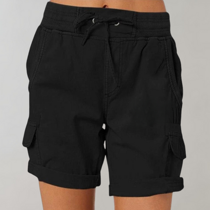 Dorthea - Zomerse damesshort met hoge taille