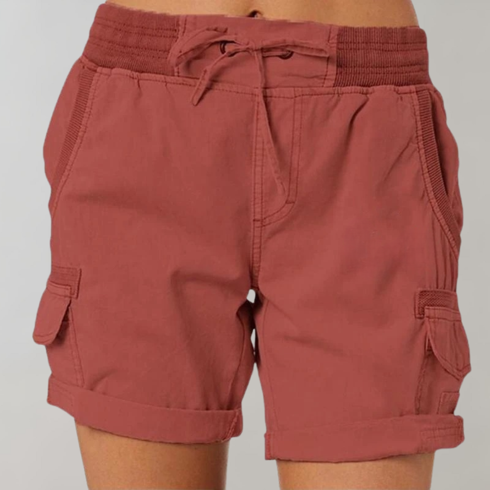 Dorthea - Zomerse damesshort met hoge taille