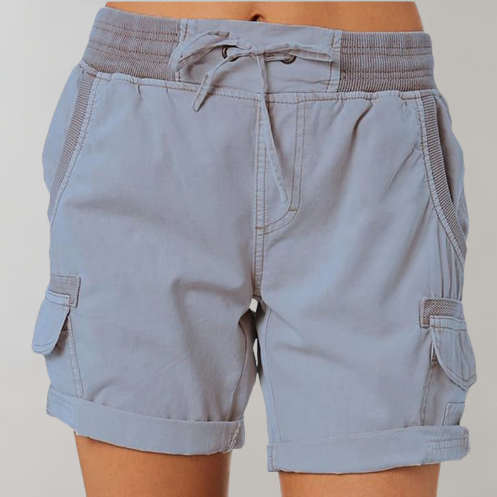 Dorthea - Zomerse damesshort met hoge taille