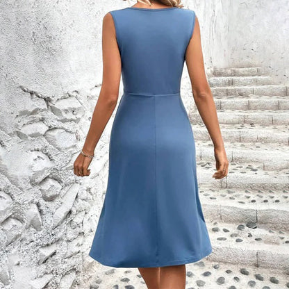 ELLIANNA - Luchtige zomerjurk midi met knielengte voor dames